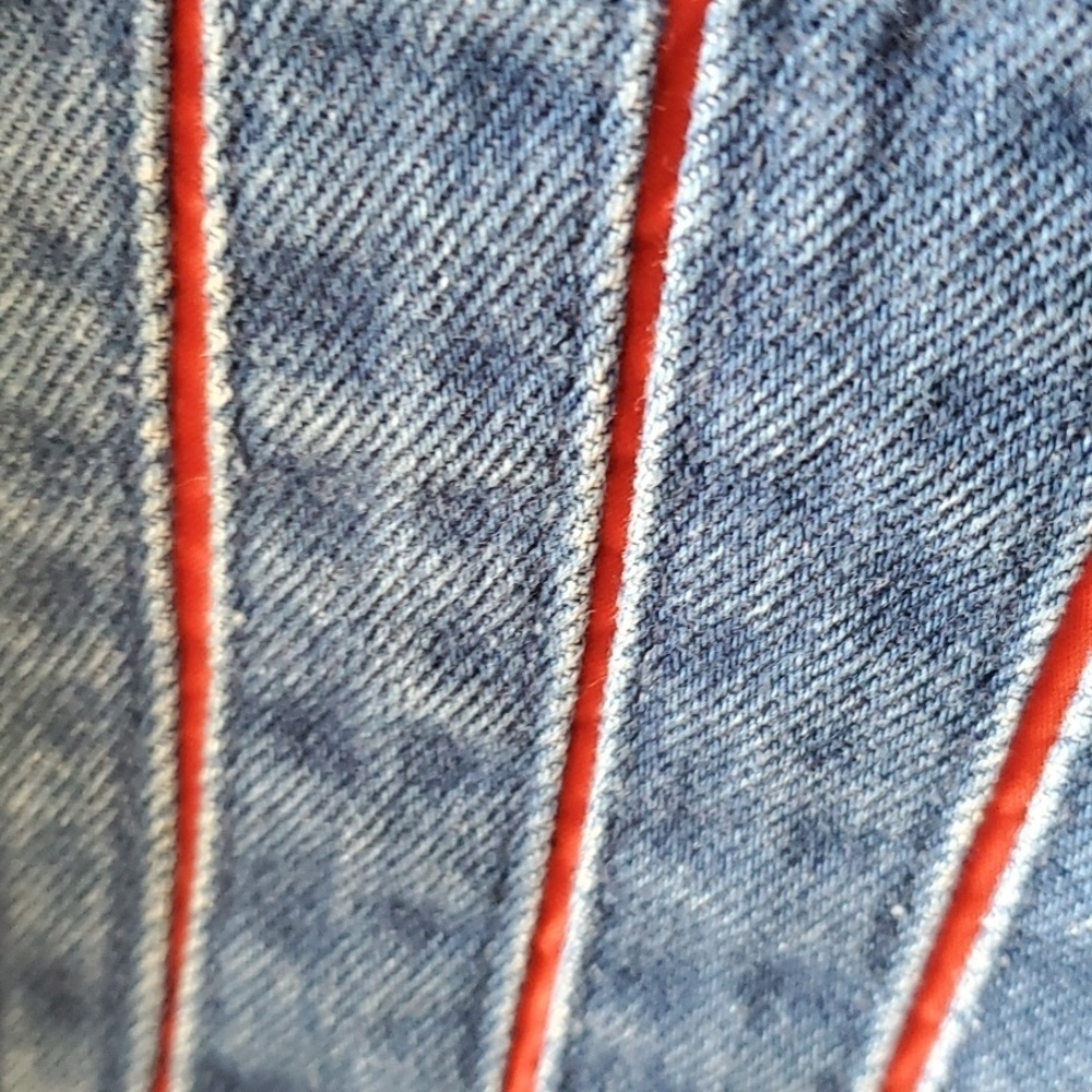 RARE 70'S Charlies ANGELS Jean Shorts Size 5 By Azoulay - Picture 3 of 8